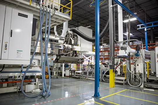 Coex extruder machine
