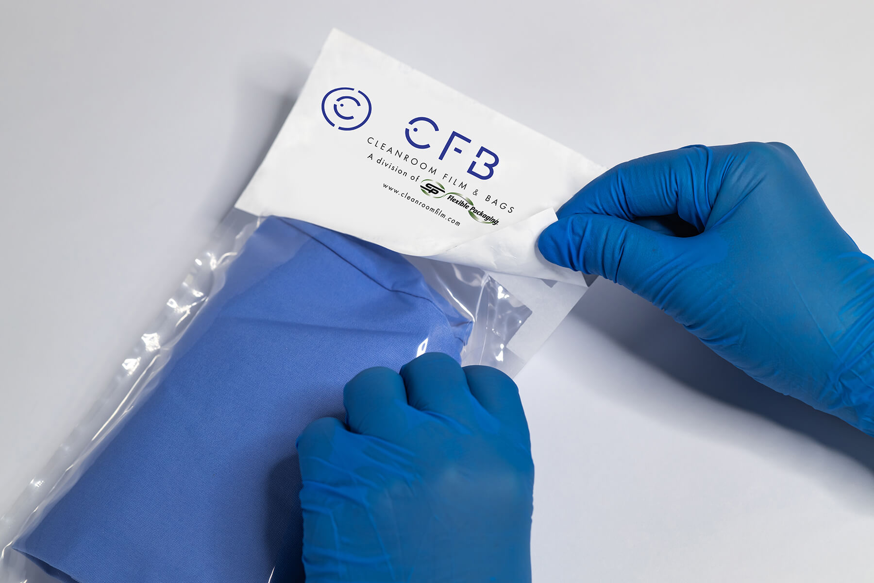 Cleanroom packaging being easily torn open