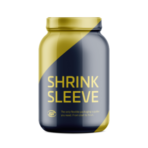 Jar with shrink sleeve