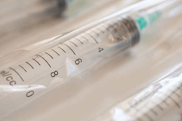 medical syringe packaging
